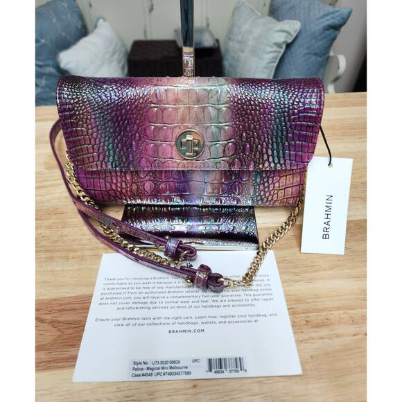 NWT Brahmin Magical Mini Polina Crossbody